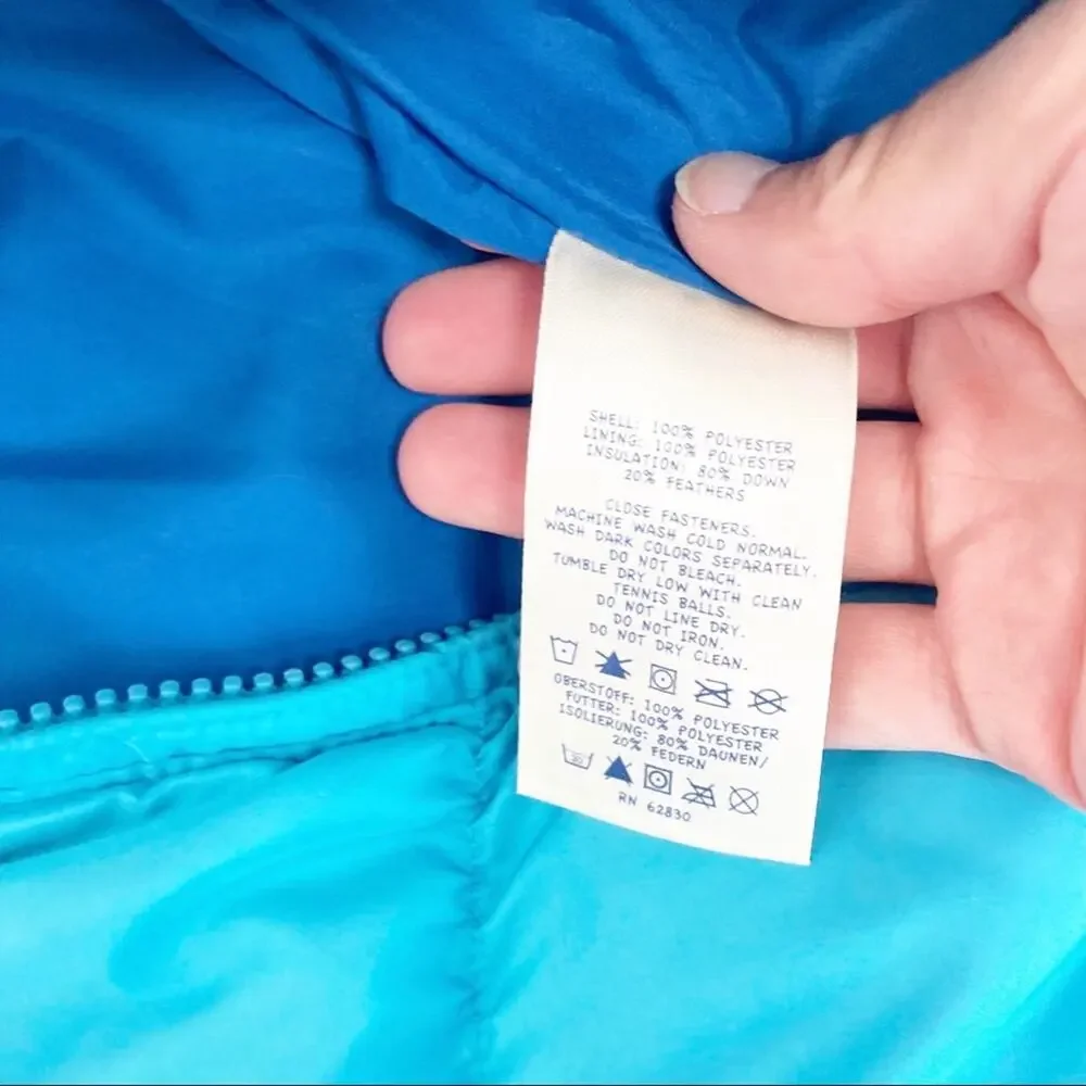 Lands End Blue Puffer Vest Sz S Kids